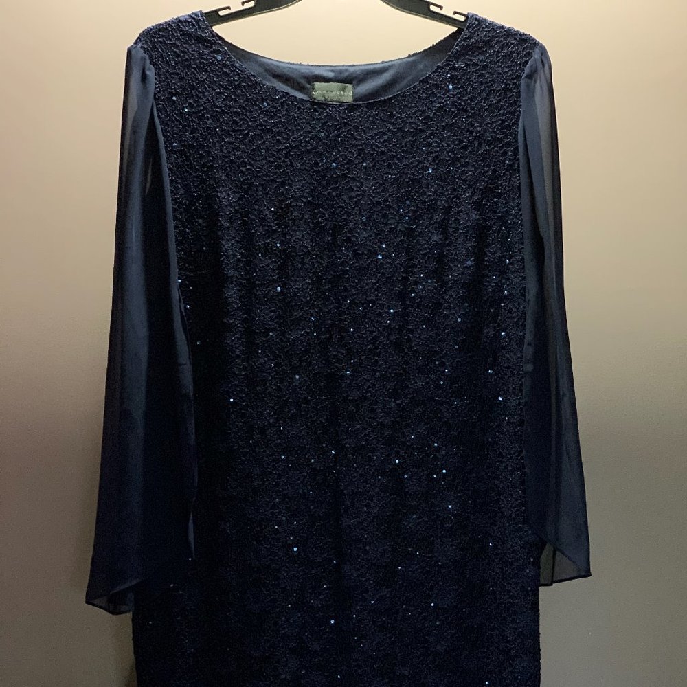 Sequined  Women's knee length dress